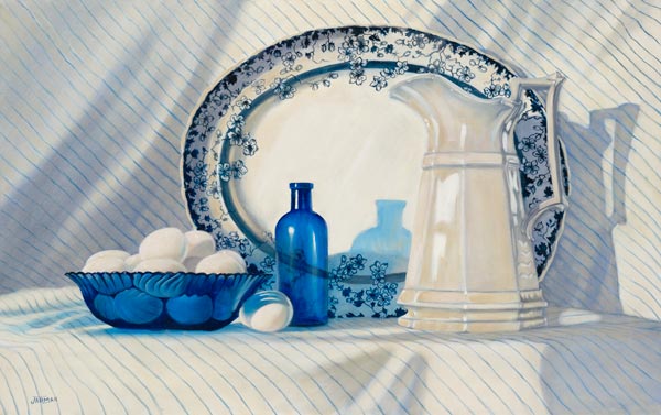 Reflections in Blue